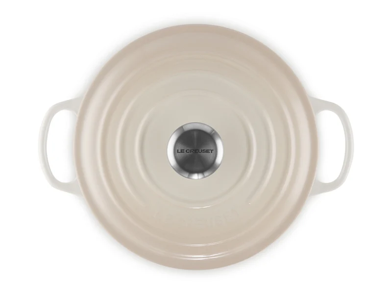 Le Creuset Bräter hoch Signature rund meringue 24cm