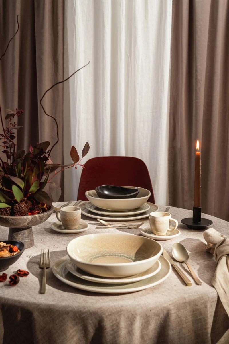 Rosenthal Junto Dune/Slate Grey Kombiset Espresso 24tlg