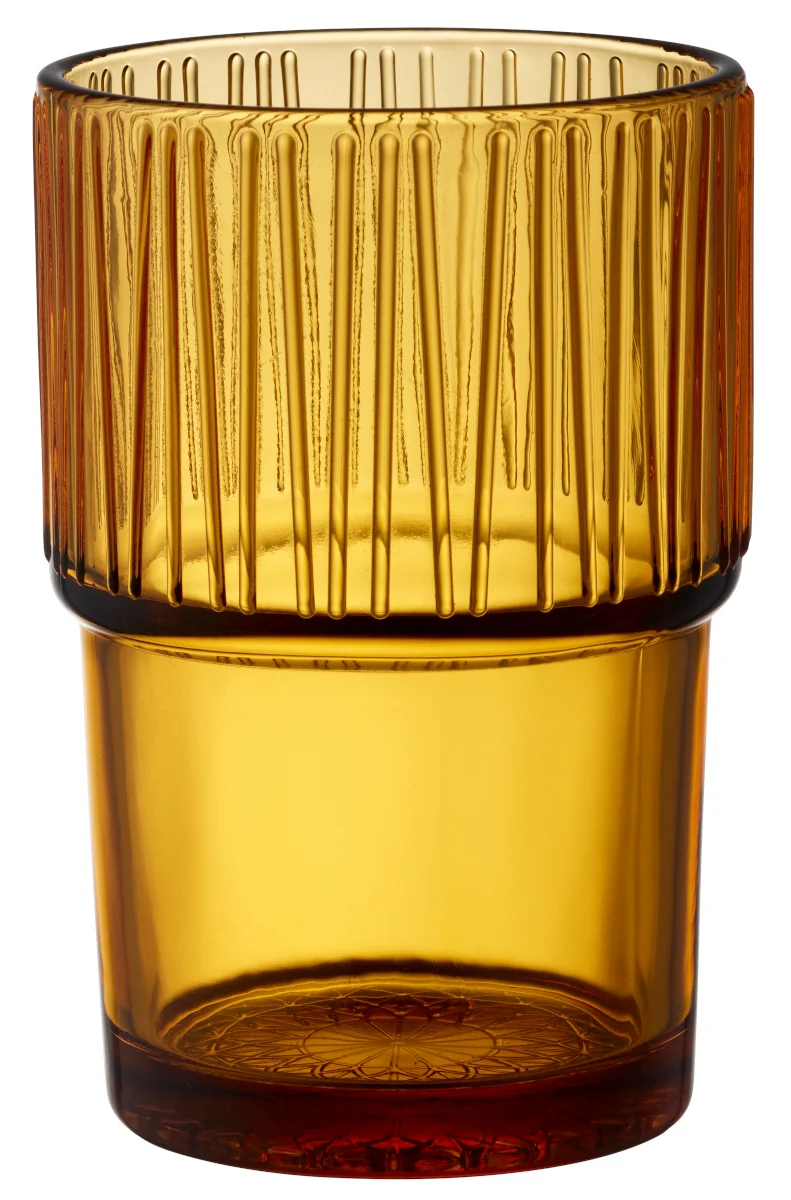 Bitz Kusintha Caféglas amber 380ml 4er Set