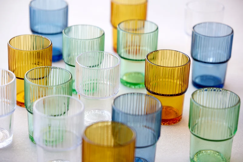 Bitz Kusintha Caféglas grün 380ml 4er Set