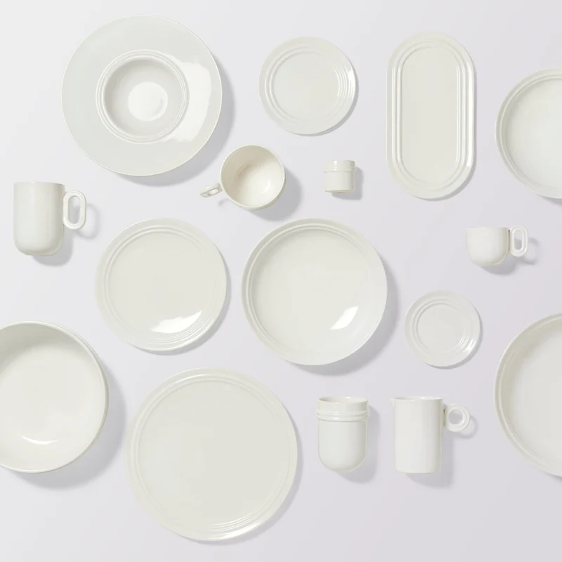 Broste Copenhagen Stevns Dessertteller chalk white 21,7cm