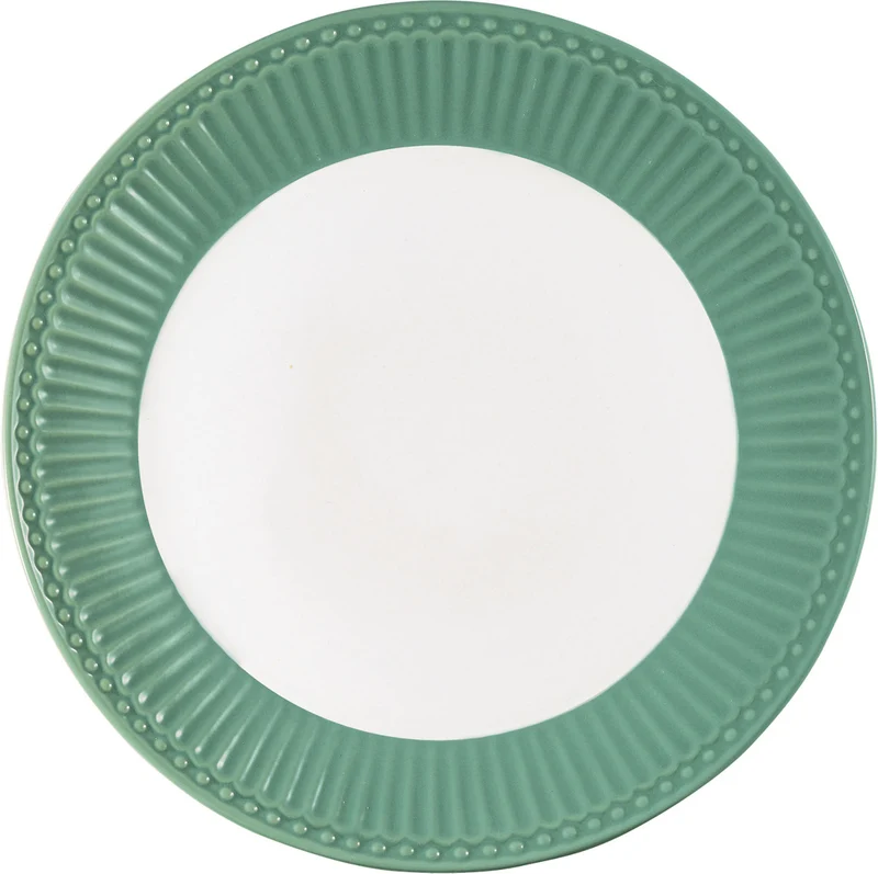 Greengate Alice Brotteller dusty green 17,5cm