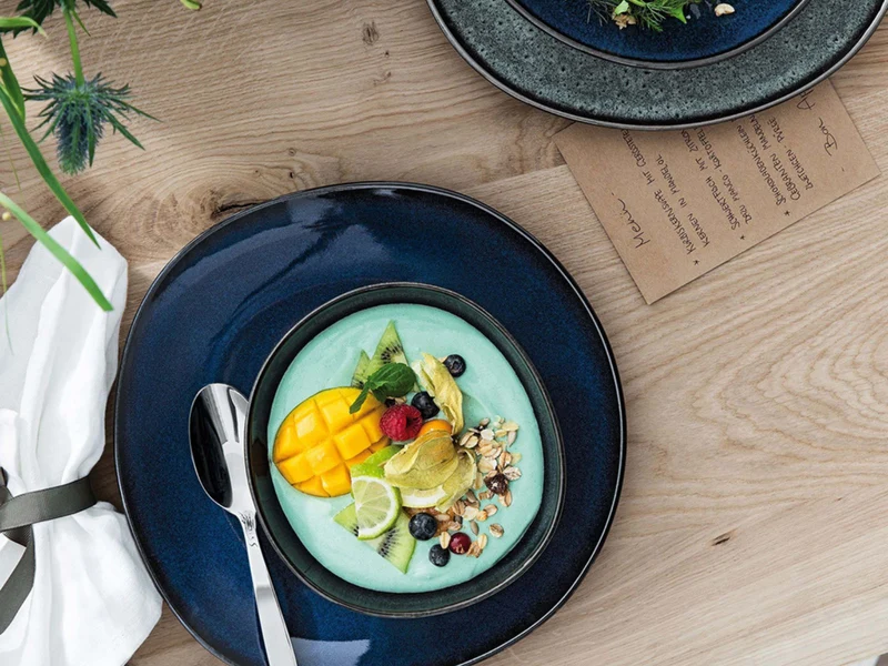 like. by Villeroy & Boch Lave bleu Frühstücksset 18tlg