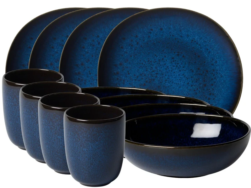 like. by Villeroy & Boch Lave bleu Frühstücksset 12tlg