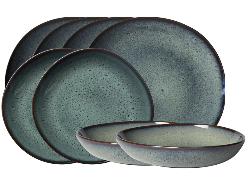 like. by Villeroy & Boch Lave gris Tafelset 8tlg