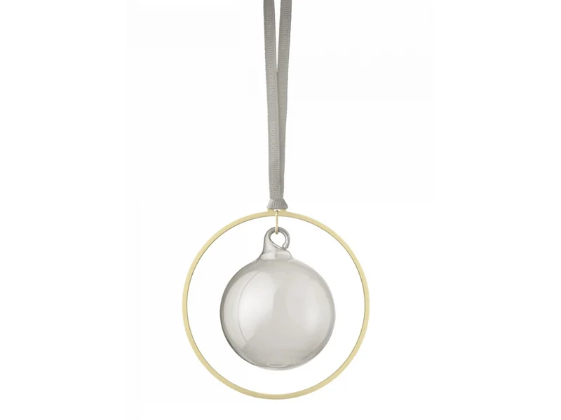 Blomus KITAI Weihnachtsschmuck Glaskugeln smoke 4er Set 8,5cm