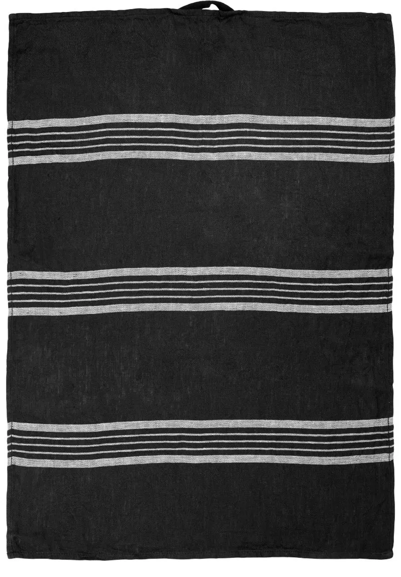 ASA Selection Geschirrtuch black lines 50x70cm