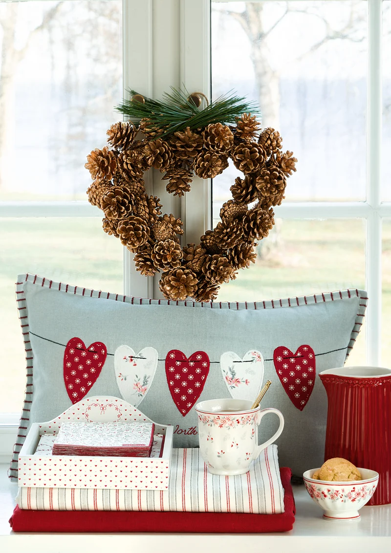 Greengate Abella Glockenteller Weihnachten weiss 14,2cm