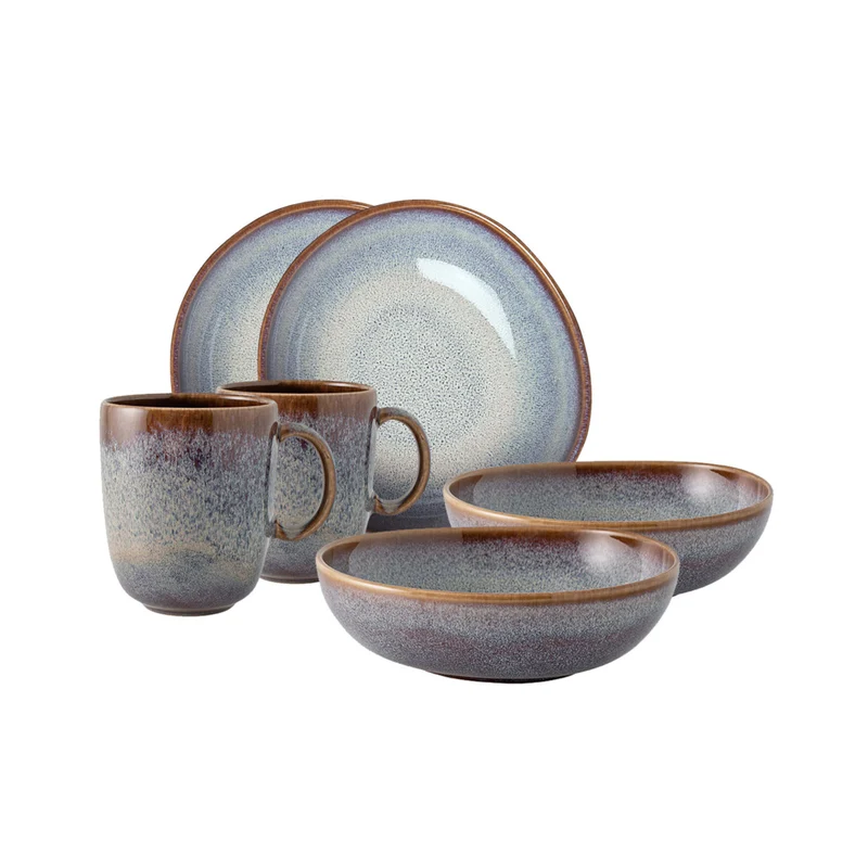 like. by Villeroy & Boch Lave beige Frühstücksset 6tlg