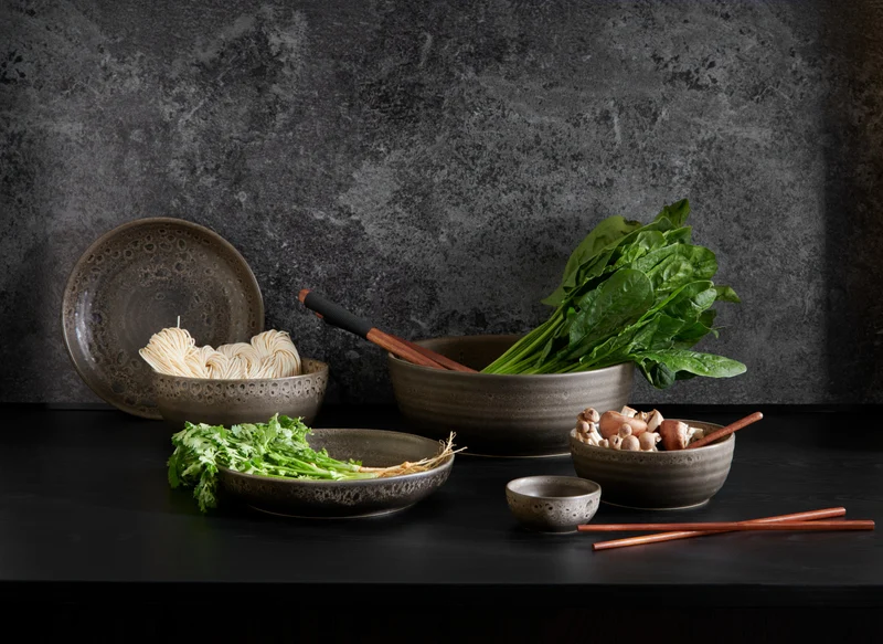 ASA poké Salad Bowl mangosteen 25cm