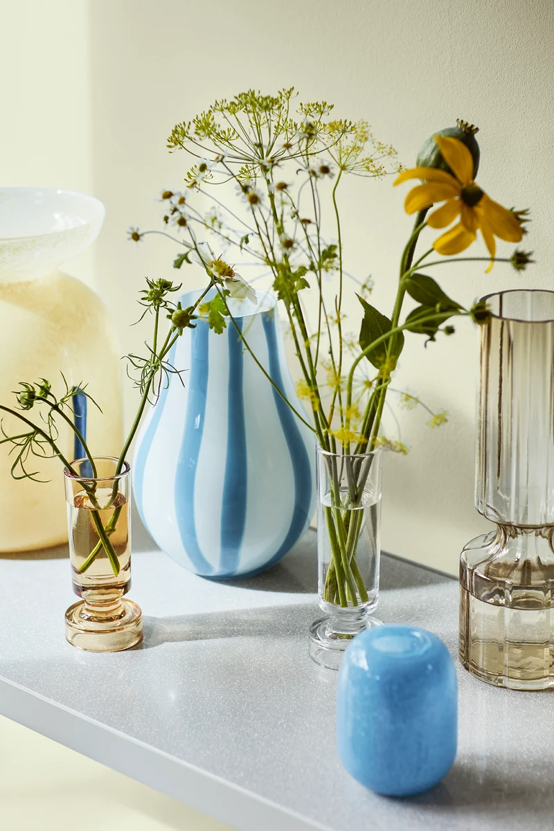 Broste Copenhagen Petra Vase Glas Indian Tan 17 cm