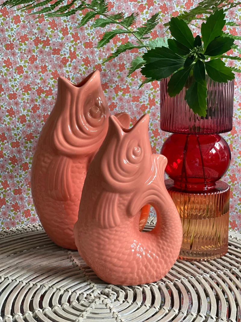 Giftcompany Monsieur Carafon Vase / Karaffe Fisch L salmon 2,7l