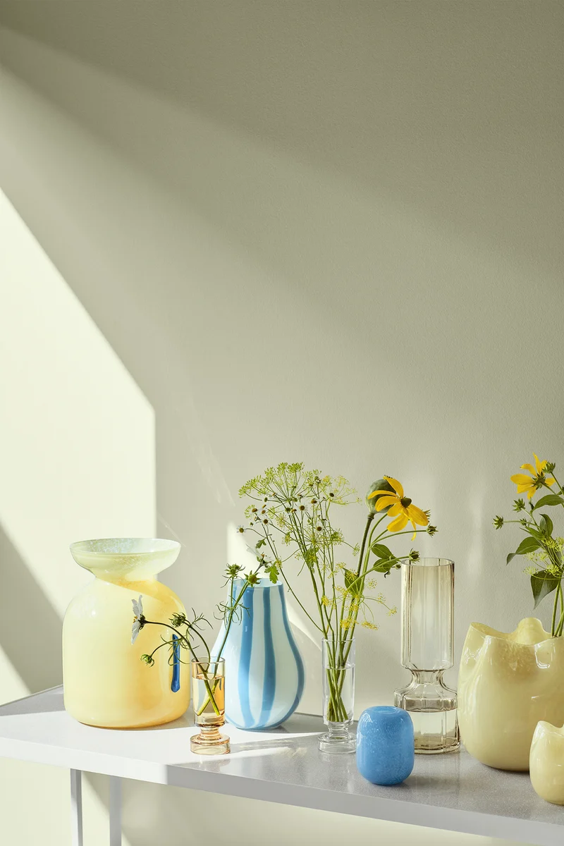 Broste Copenhagen Petra Vase Glas Indian Tan 14 cm