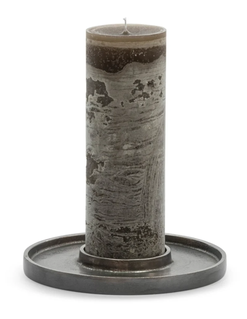 Dekocandle Kerzenhalterplatte black nickle für Ø8,6 cm Kerzen