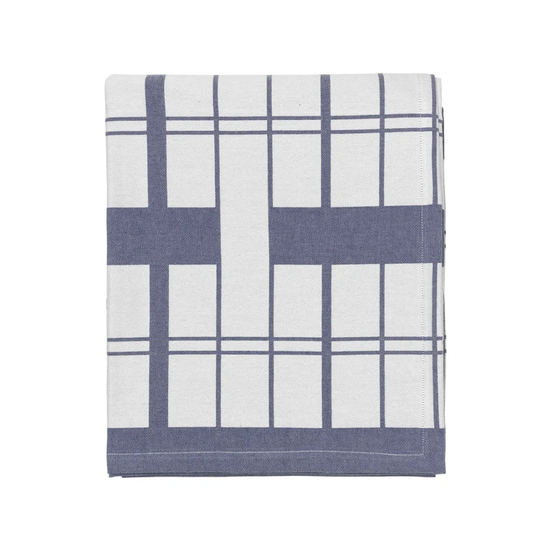 Broste Copenhagen Earl Tischdecke Rainy Day / Flint Stone 300x160cm