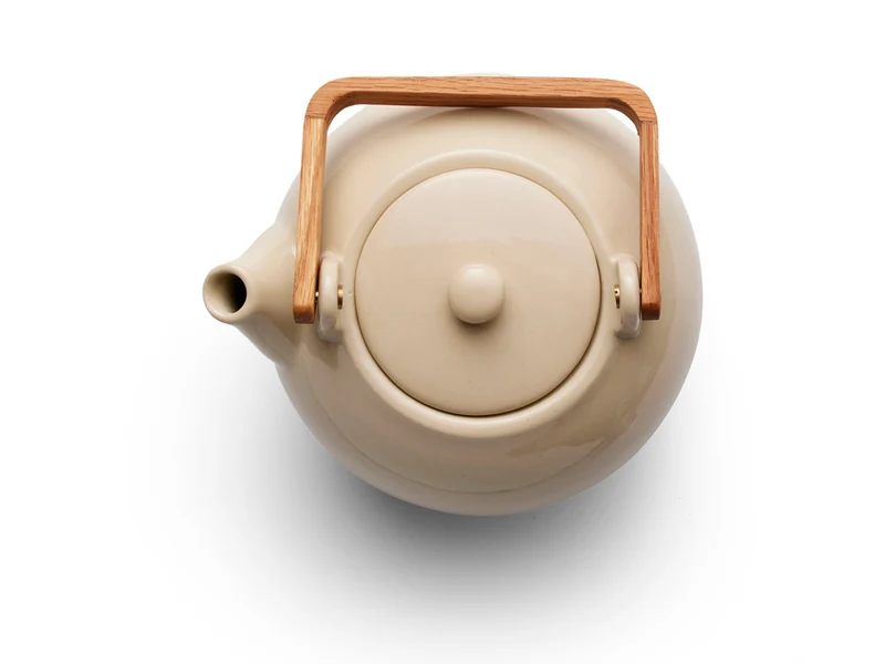 Bitz Teekanne sand mit Teesieb 1,2 l