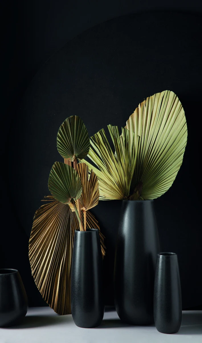 ASA Ease Vase black iron Ø 9 cm
