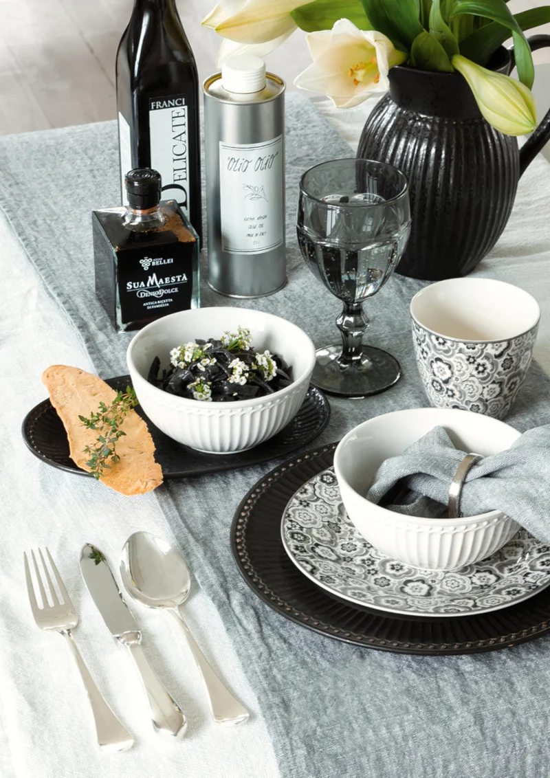Greengate Selma Suppenbowl grau 15cm