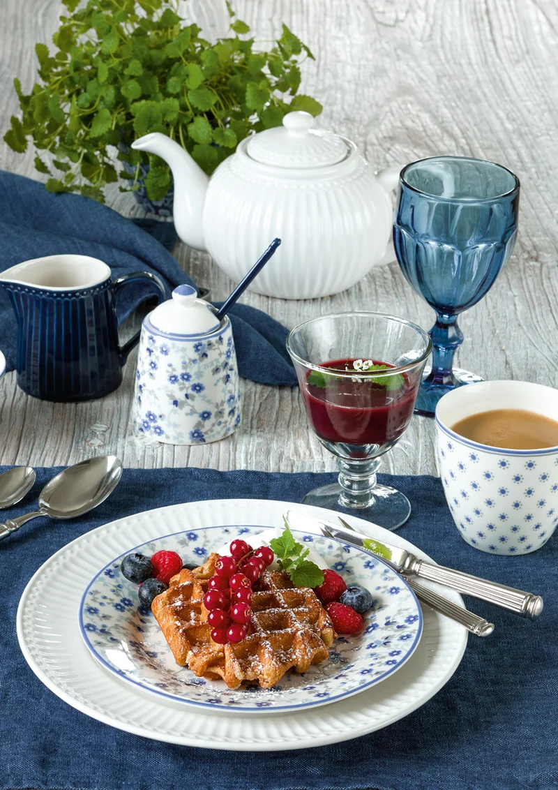 Greengate Harmony Speiseteller weiss 25,6cm