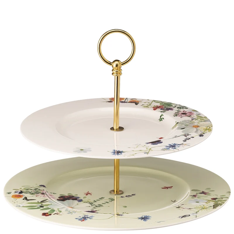Rosenthal Brillance Grand Air Etagere 2tlg mit Fahnentellern