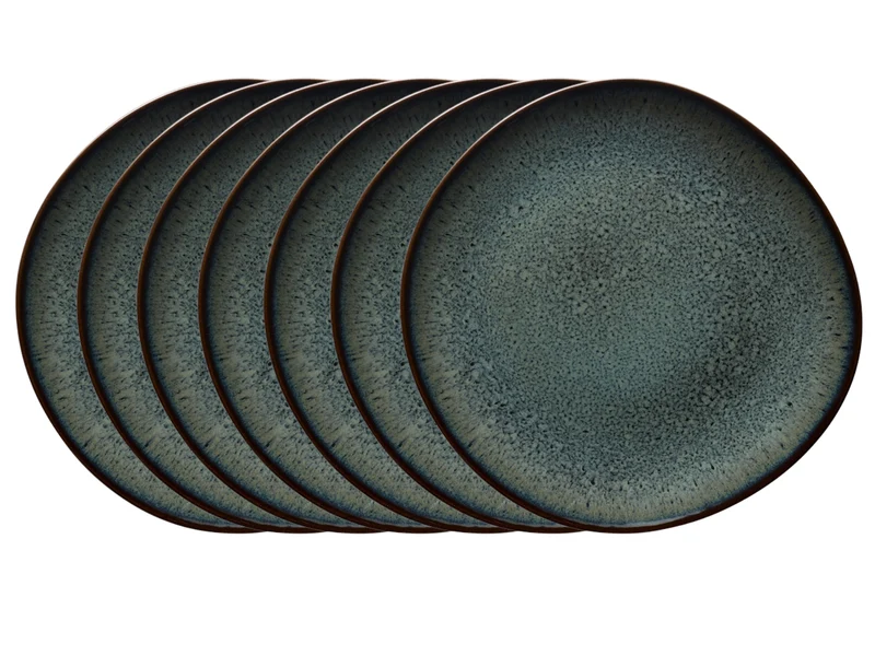 like. by Villeroy & Boch Lave gris Frühstücksteller 23,5 cm Set6