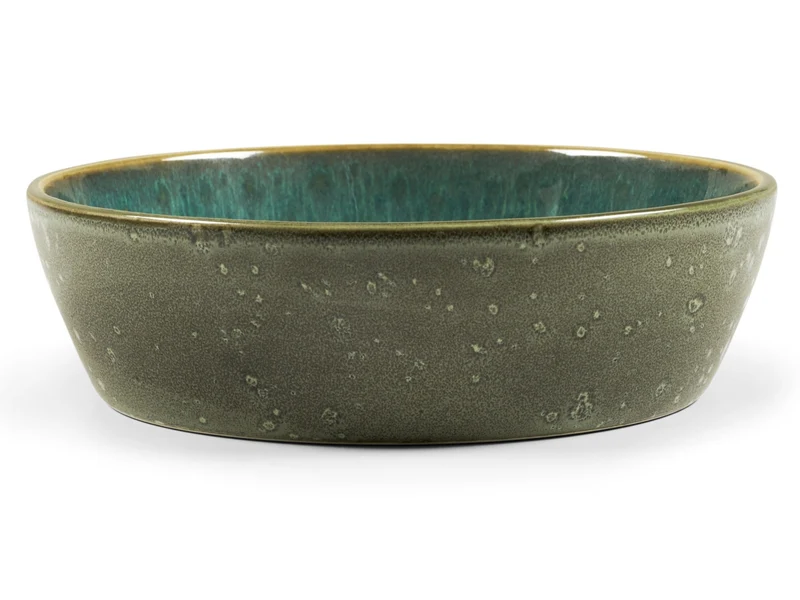 Bitz Bowl matt green / shiny green 18 cm