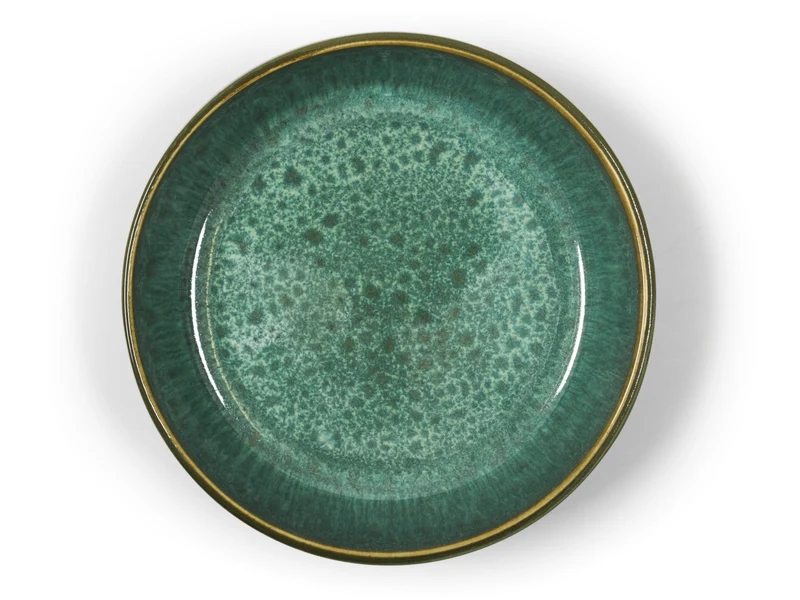Bitz Bowl matt green / shiny green 18 cm