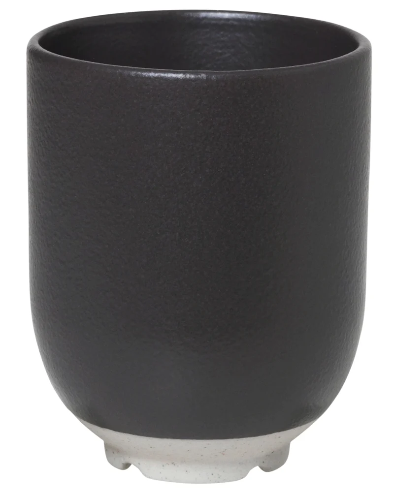 Broste Copenhagen Eli Mat Charcoal Becher ohne Henkel 0,2 l