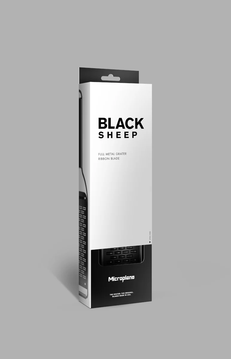 Microplane Black Sheep Serie Reibe 2-Wege-Schneide schwarz