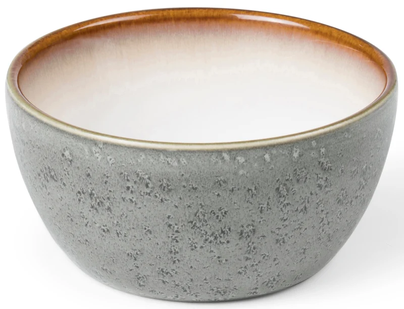Bitz Bowl matt grey / shiny cream 10 cm