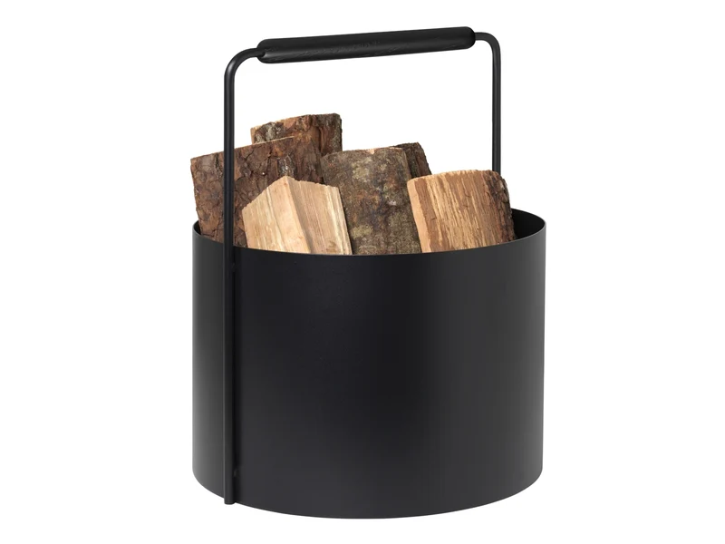 Blomus ASHI Holzkorb black oak 35 x 37 cm