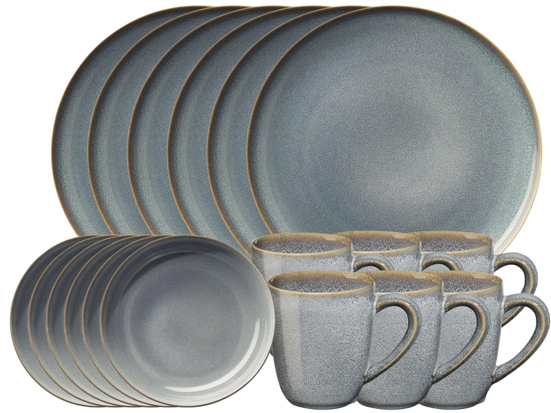 ASA Selection SAISONS Frühstücksset denim 18tlg