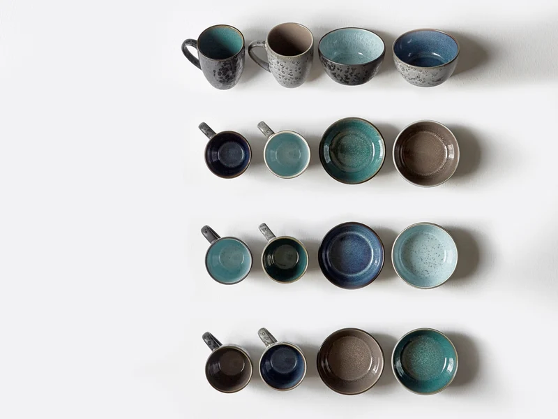 Bitz Bowl matt grey / shiny grey 12 cm