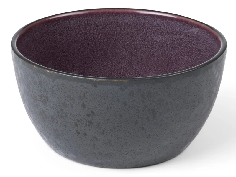 Bitz Bowl matt black / shiny lilac 14 cm