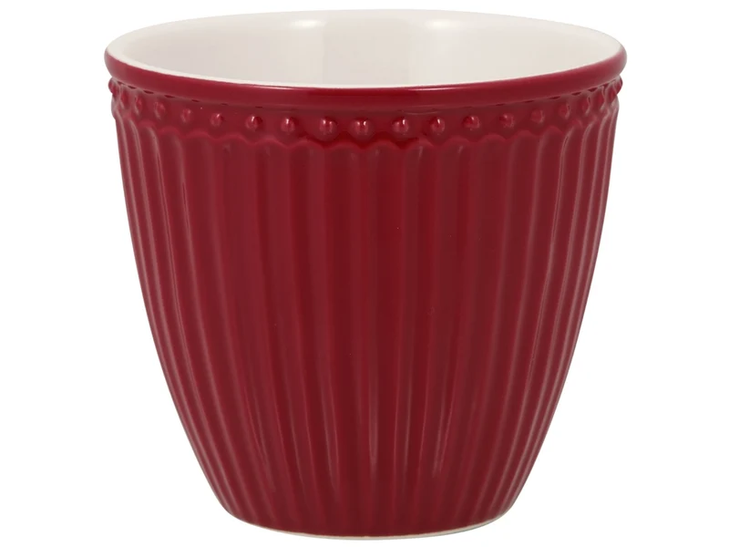 Greengate Alice Latte Cup claret red 0,35 l