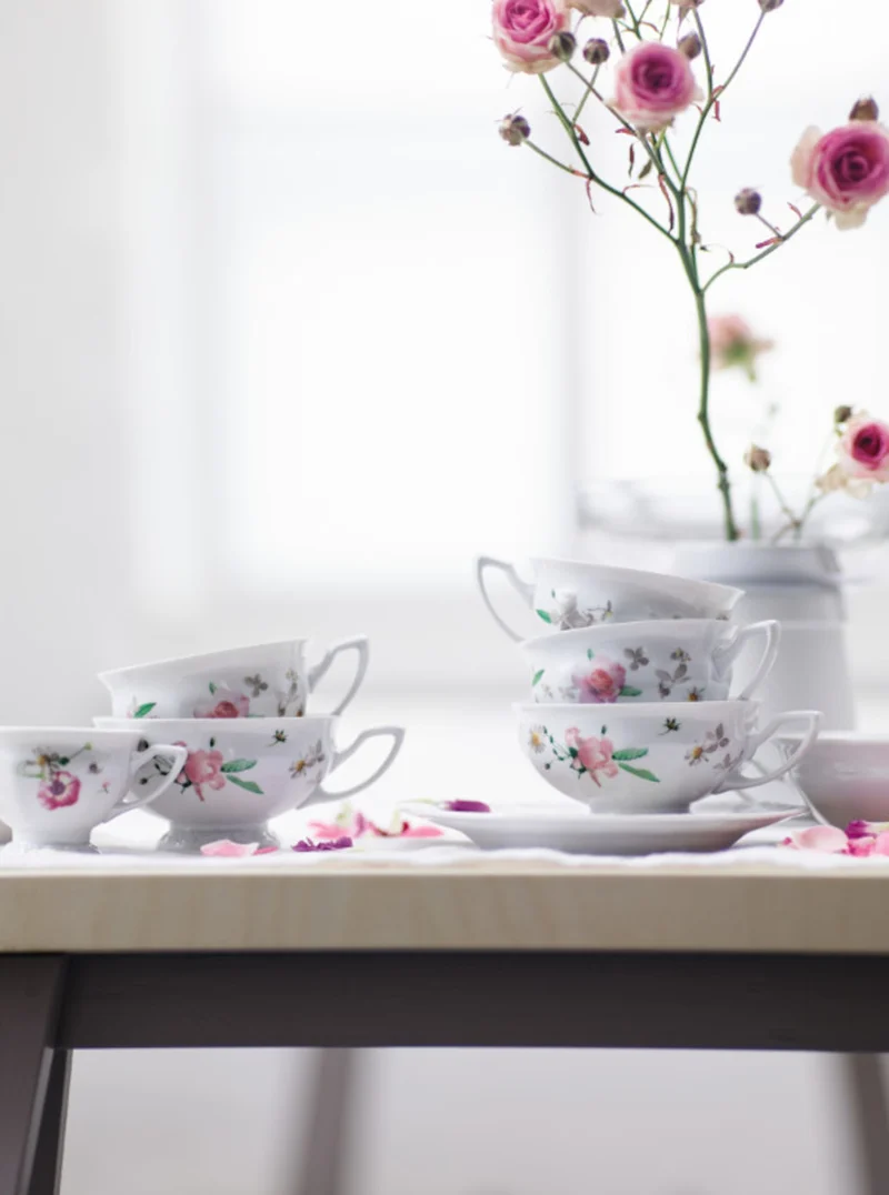 Rosenthal Maria Pink Rose Tee-Untertasse 16 cm