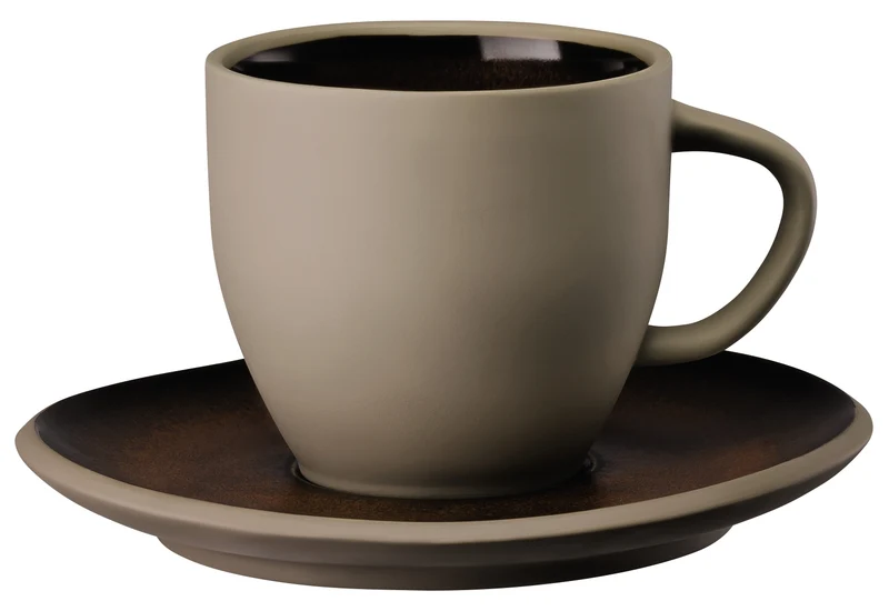 Rosenthal Junto Bronze Kaffeetasse mit Untertasse