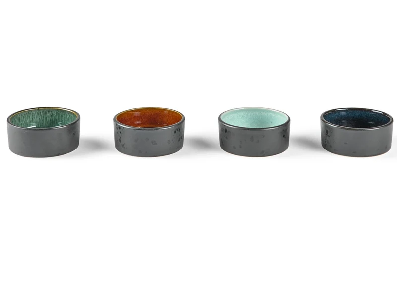 Bitz Minischalen Set black/farbig 4tlg.