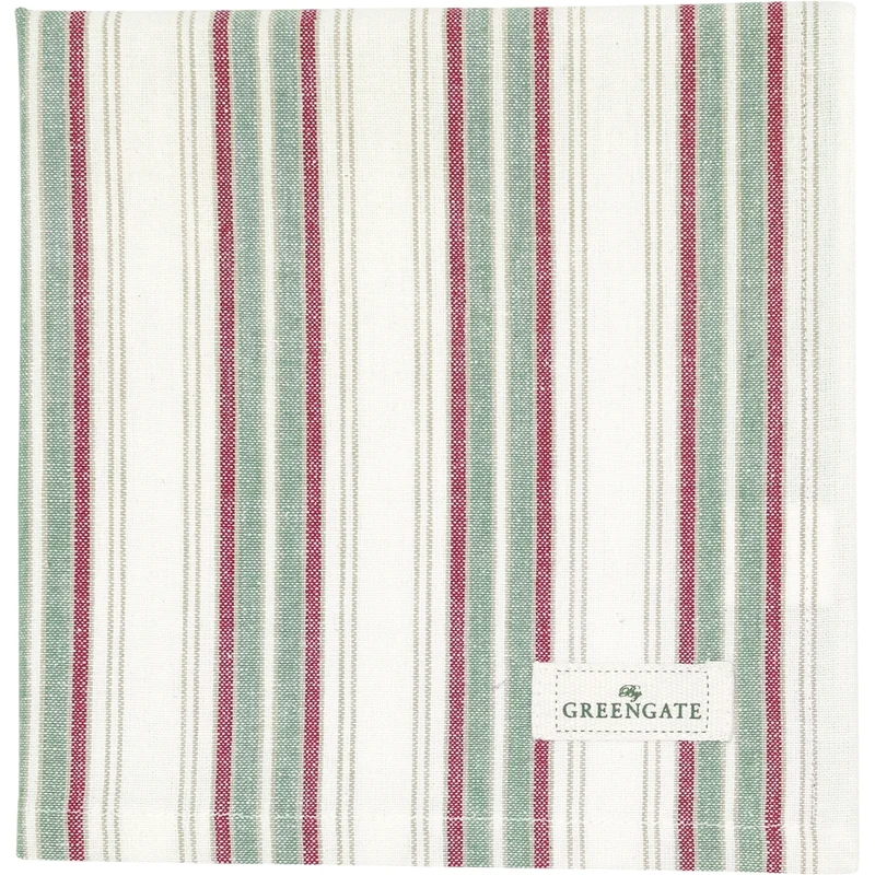 Greengate Carola Stoffserviette red 40 x 40 cm