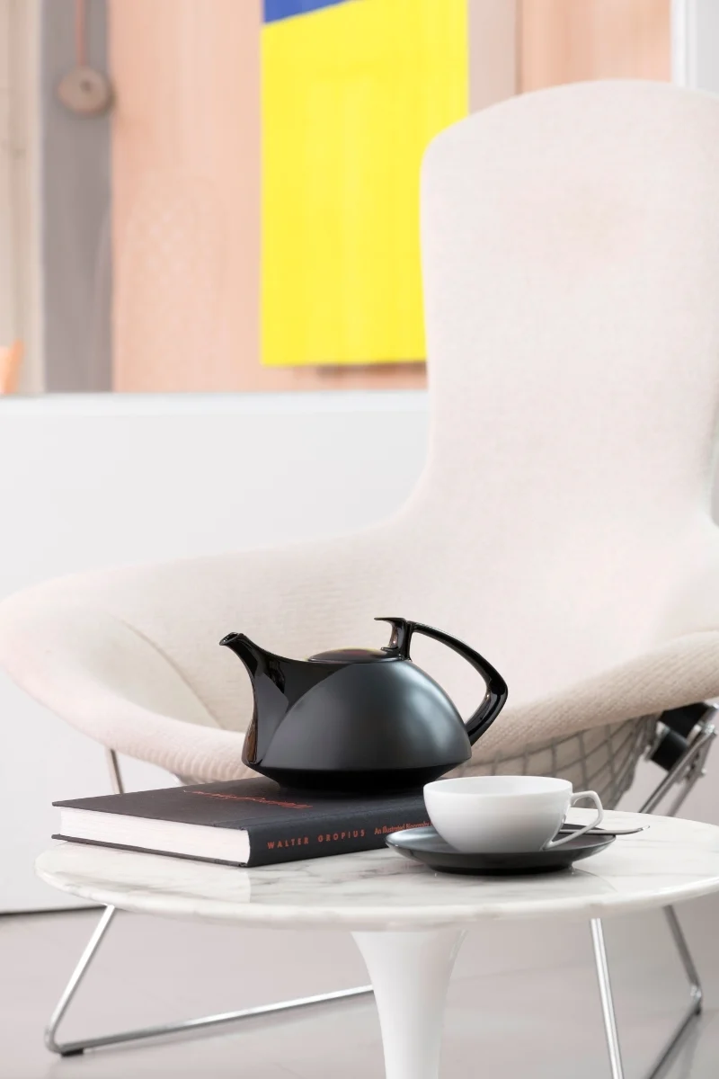 Rosenthal TAC Gropius Black Zuckerdose 6 P.