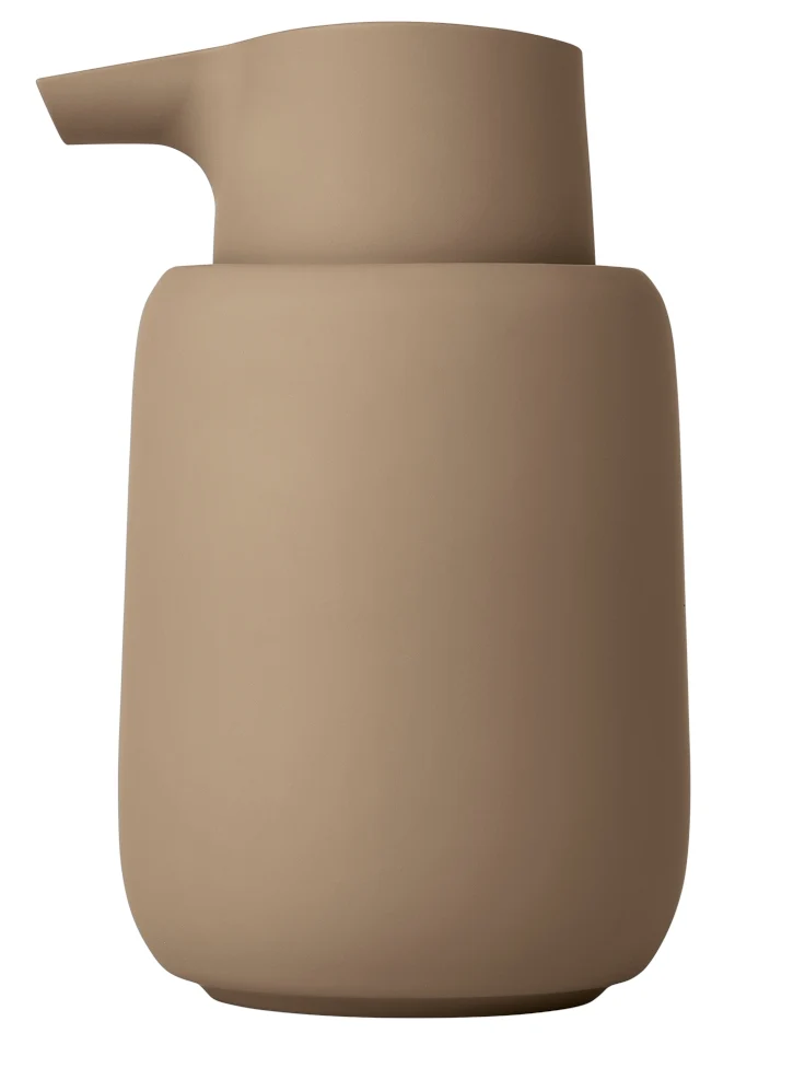 Blomus SONO Seifenspender tan 8,5 x 14,5 cm