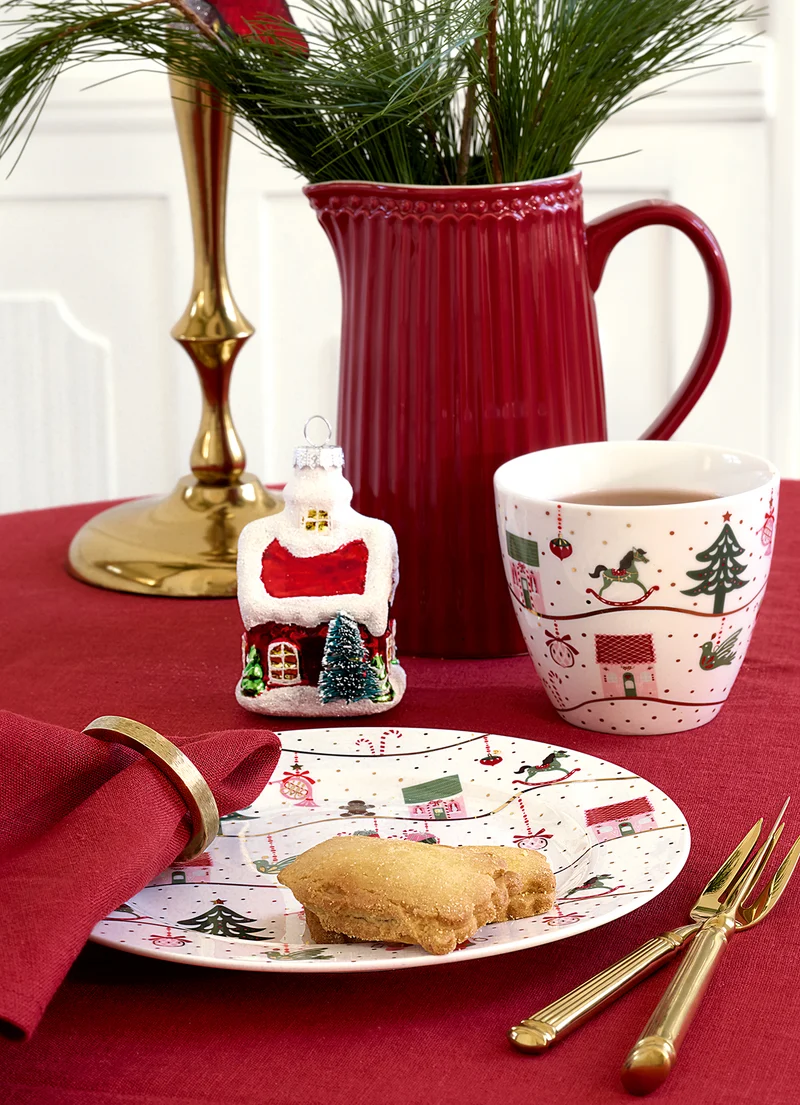 Greengate Alice Schüssel mit Deckel red Set3