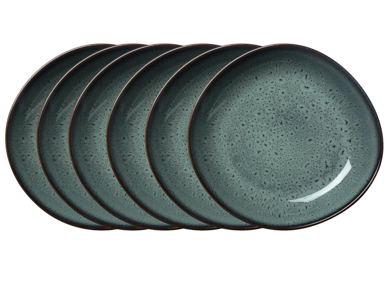 like. by Villeroy & Boch Lave gris Schale flach klein 22 cm Set6