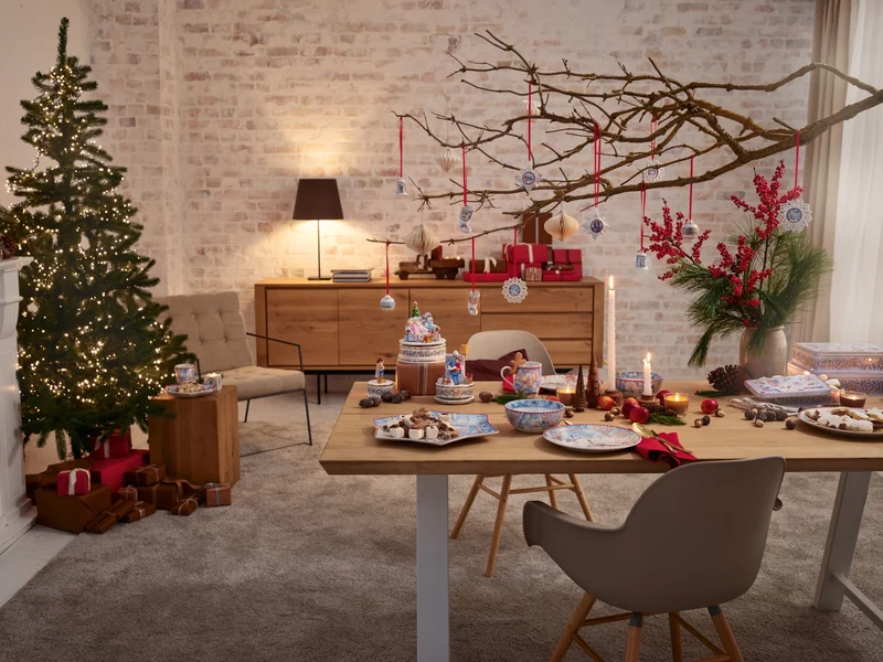 Hutschenreuther Sammelserie 2022 Plätzchenteller 28cm Weihnachtsa.