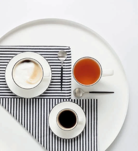 ASA à table ligne noire Cappuccinotasse mit Untere 0,25l