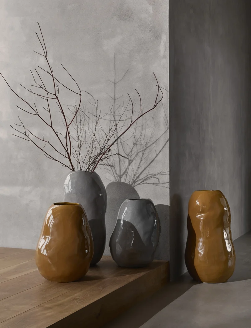 Broste Copenhagen Organic Vase Apple Cinnamon 61 cm