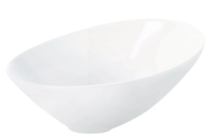 ASA vongole Schale asymmetrisch weiss 32,5 cm