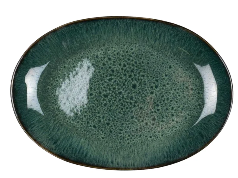 Bitz Platte black / green 36 x 25 cm