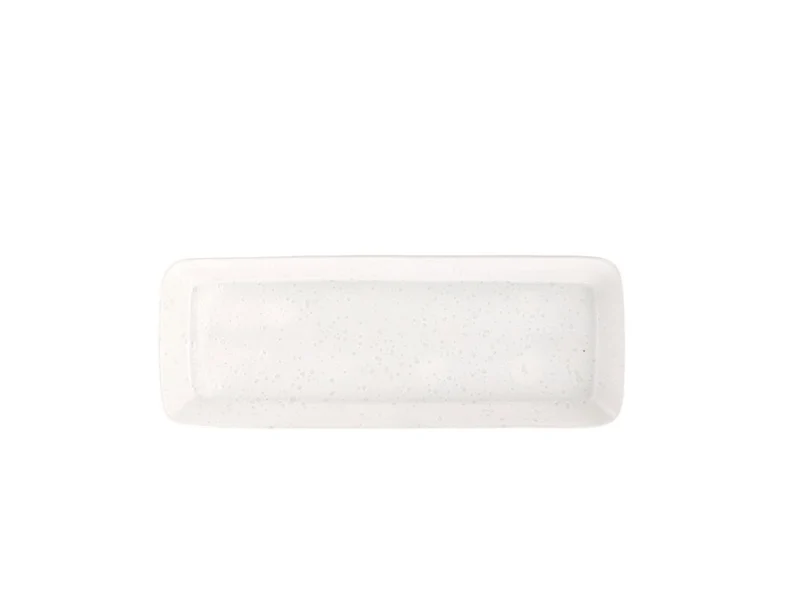 Bitz Servierplatte matt creme 38 x 14 cm