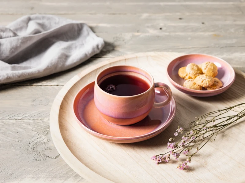 like. by Villeroy & Boch Perlemor Coral Kaffeeuntertasse 16 cm